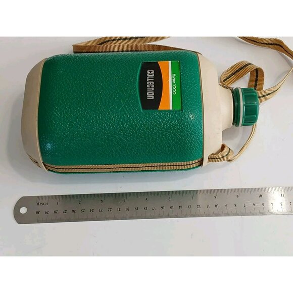 Vintage Lion Star Plastic Hunter 1000 Collection Water Bottle Flask With Strap - Picture 15 of 15